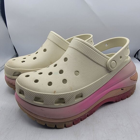 Crocs Mega Crush Classic Womens 9 Platform Clogs Comfort Walking Casual - Picture 4 of 13